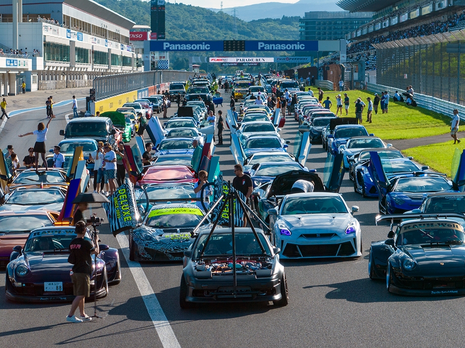 1,000台で走る、パレードラン