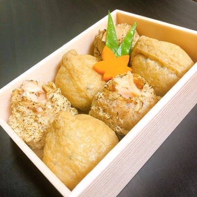 福寿家のまるごと栗と秋鮭伊奈利　1セット6個入り　1,180円（税込）