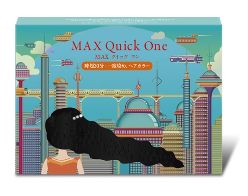 クイック30分、一度染めのヘナトリートメントヘアカラー　 植物由来の原料を使用した〈MAXクイックワン〉誕生