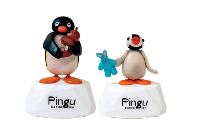 Pingu 40thフィギュア ピングー&ピンガ 宝物のぬいぐるみ
