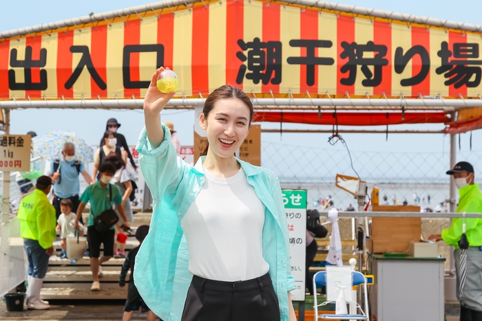 カプセル手持ち 会場前