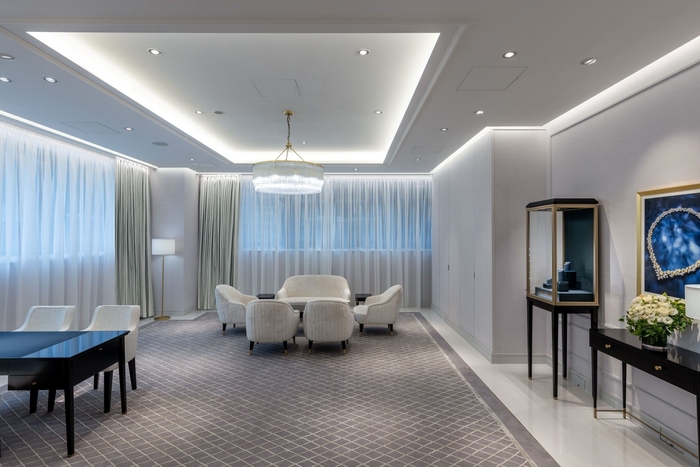 ハリー・ウィンストン銀座店2階VIPエリア