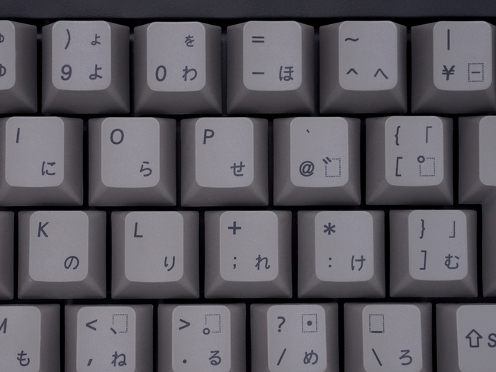 PBTキーキャップ　昇華印刷