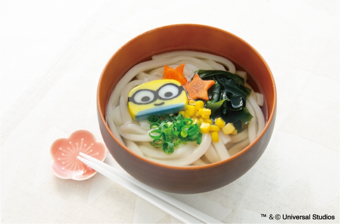 【調理例画像】かまぼこミニオン うどん