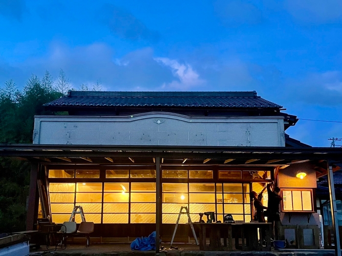 改装中の店舗