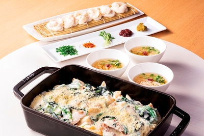「はんなりにゅうめん お好みのトッピングを添えて」、「ほうれん草とツナのペンネパスタ」