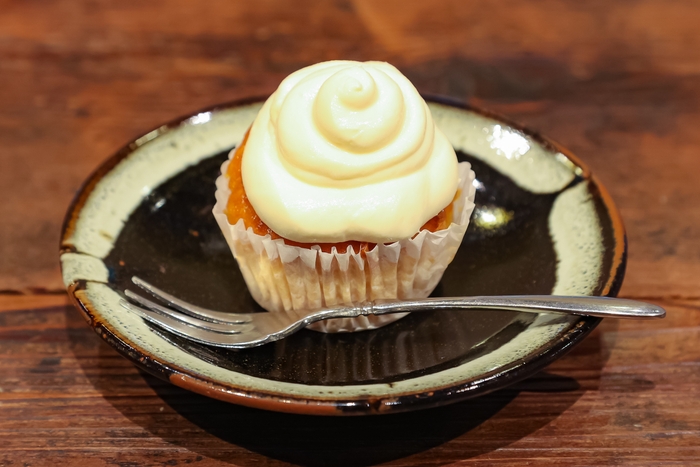冬の免疫力UP塩麹キャロットマフィン~ヨーグルトクリーム乗せ~-2