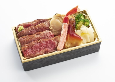 『grill grad(グリル グラッド)』白老牛と魚貝の麹漬け弁当