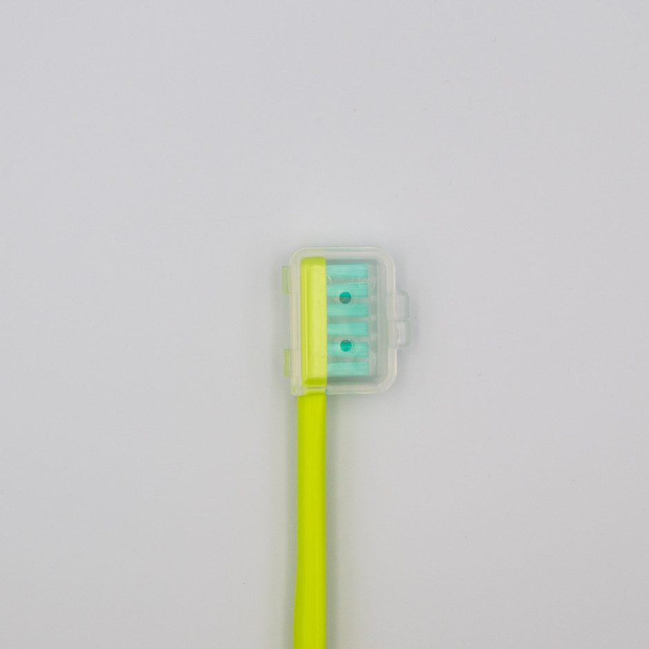 通気孔付きキャップで衛生面にも配慮