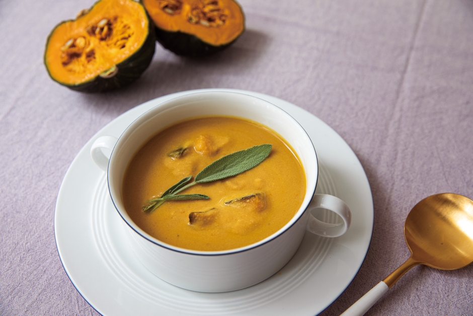 食塩不使用かぼちゃポタージュ(4)