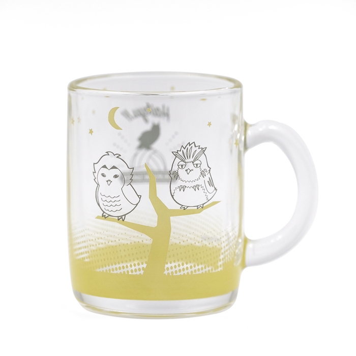 ガラスマグカップ 梟谷学園高校