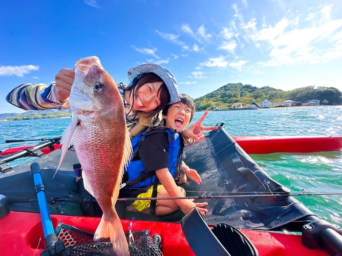 瀬戸内海で魚釣り