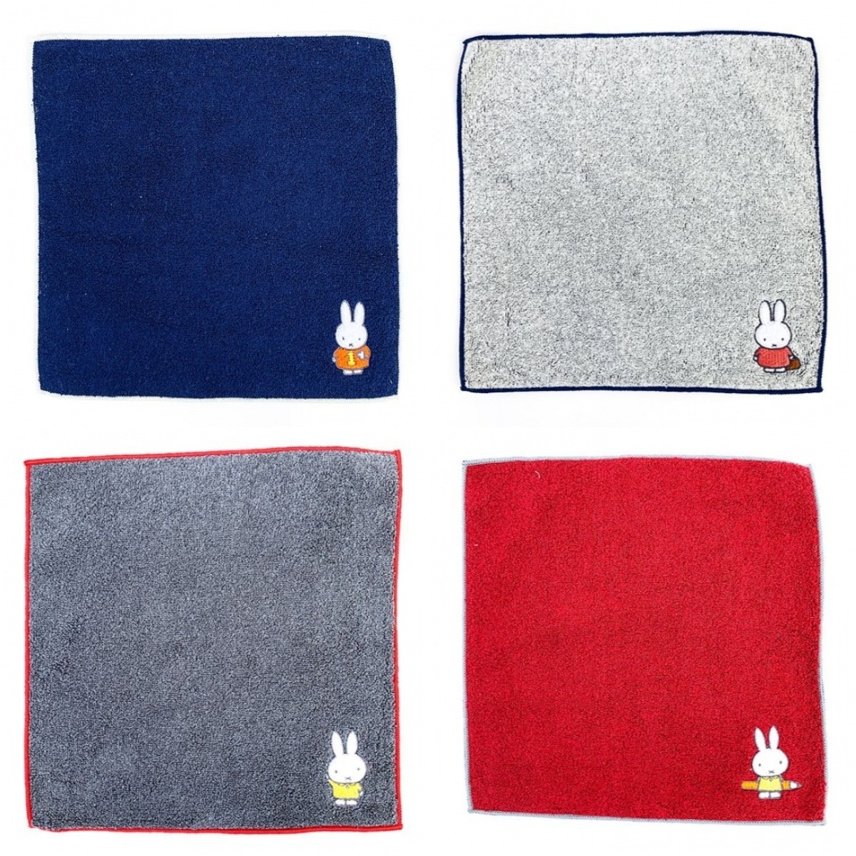 手洗いでコロナ対策！ミッフィーの刺繍ハンカチがシンプルで汚れが目立たないからおすすめ♪