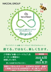 昨年に続いて今年も実施！ サンアイリゾートが環境保全の一環で水着をリサイクル　 回収のご協力でクーポンプレゼントキャンペーンも開催！