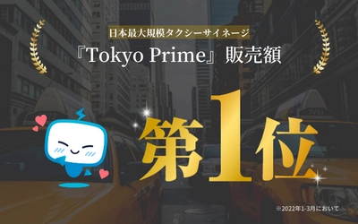 テレシー 、広告代理店として、2四半期連続でタクシー広告の四半期販売額1位を達成！