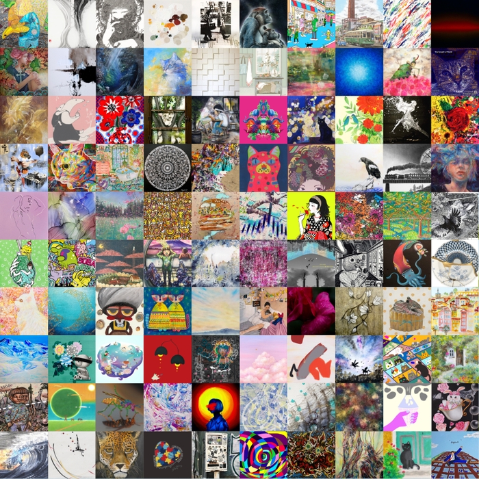 100人のARTノート参加アーティスト