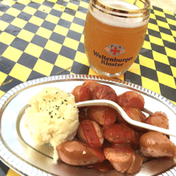 ドイツビールとソーセージ