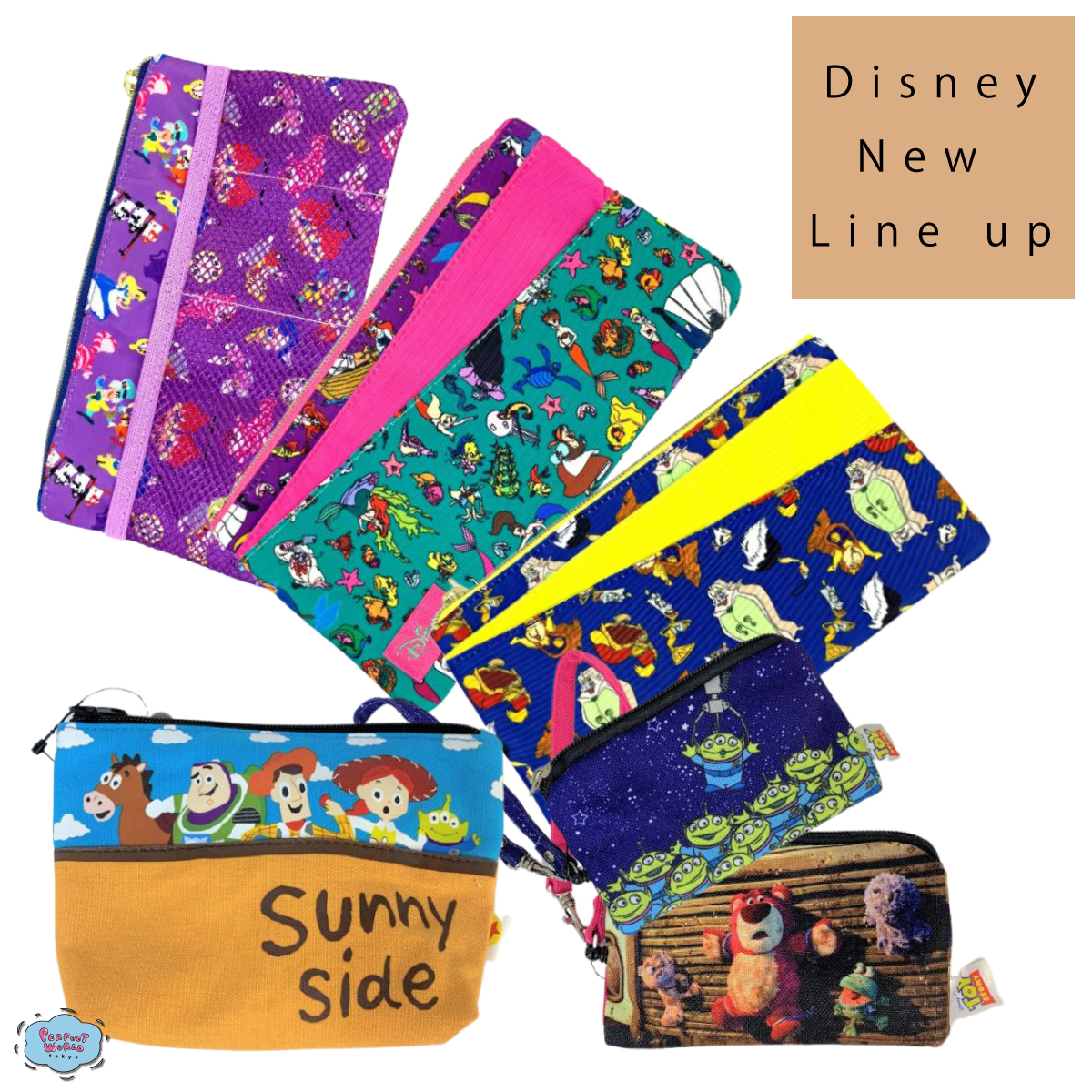 速報　新商品発売開始 サイズやフォルムで用途も変わる？ディズニーポーチ・フラットフォルムやミニサイズなどをご紹介