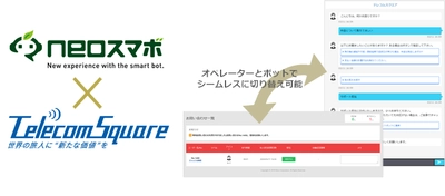 チャットボットサービス【neoスマボ】 カスタマー向けFAQシステムとしてテレコムスクエアで採用