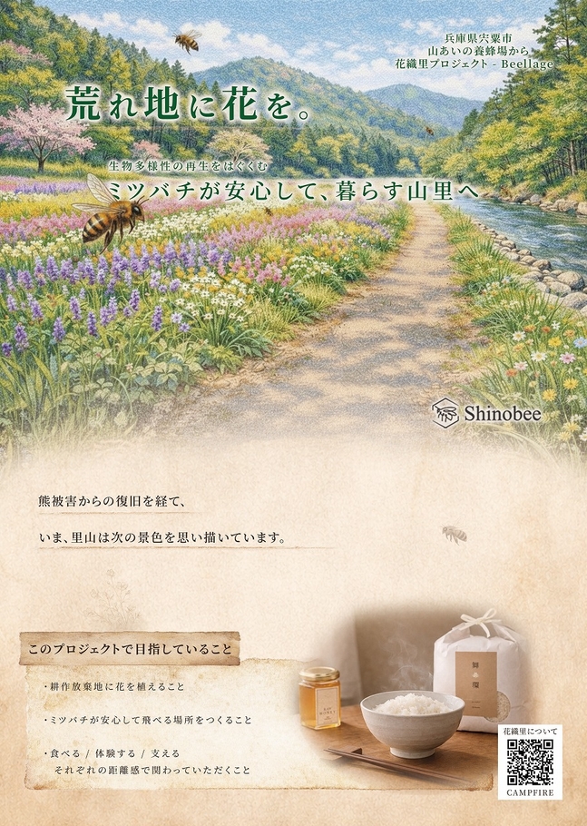 クラウドファンディング開催チラシ表