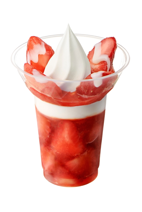 たっぷりいちごパフェ 単品画像