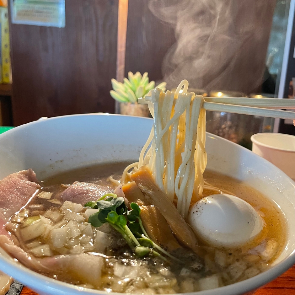 のど越しのいいストレート麺