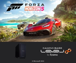 ゲーミングPC LEVEL∞、Forza Horizon 5推奨パソコン発売