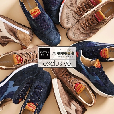 【diadora HERITAGE】 老舗イタリアブランド“PIACENZA”のカシミヤとコラボ！ 定番3型2色・限定のカシミヤスニーカーが9/19登場！