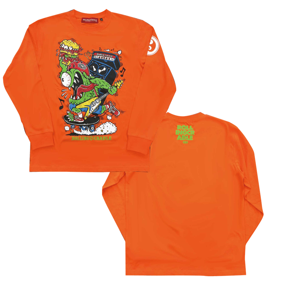 【232-3495】SKATE BURGER CYCLOPS LONG T-SHIRT