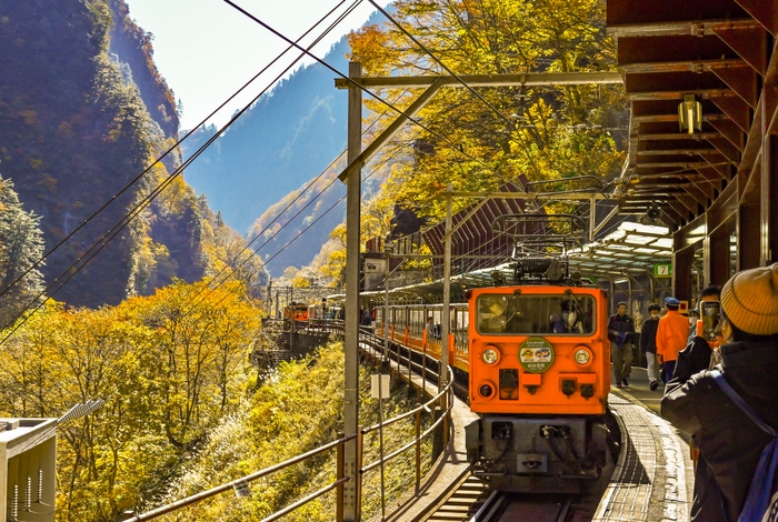 欅平駅ホーム