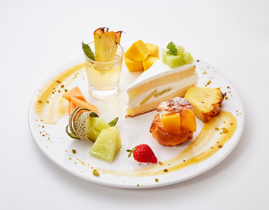 スイーツプレート(季節のショート)