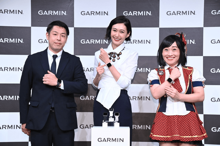 Garmin山根正大、田丸麻紀さん、キンタロー。さん