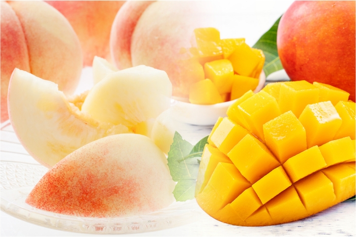 完熟ピーチ&マンゴーを使用
