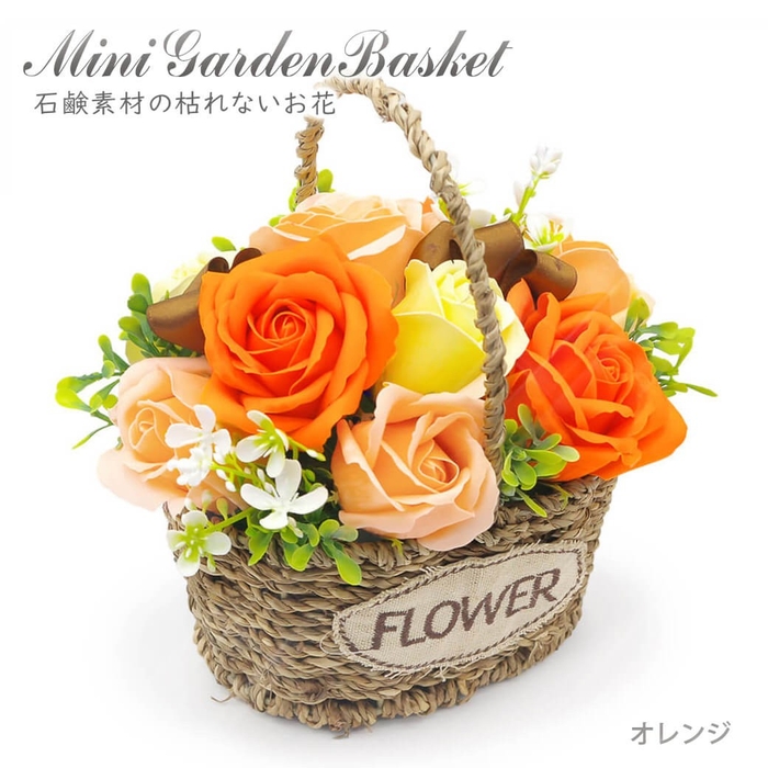 ミニガーデンバスケット オレンジ