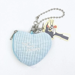 ニットのハートに癒される。トムとジェリーのパステルカラーが可愛いポーチチャーム