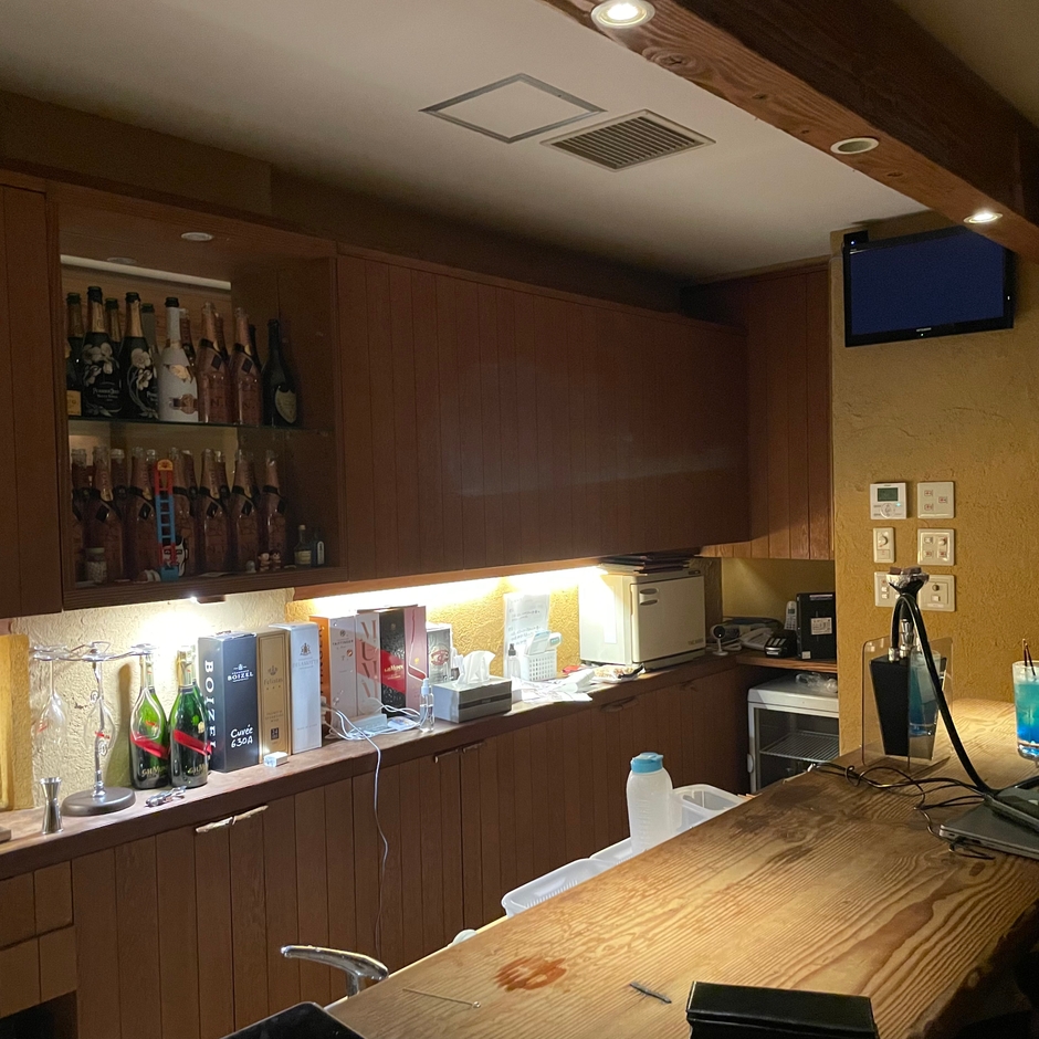 お一人様用カウンター席　