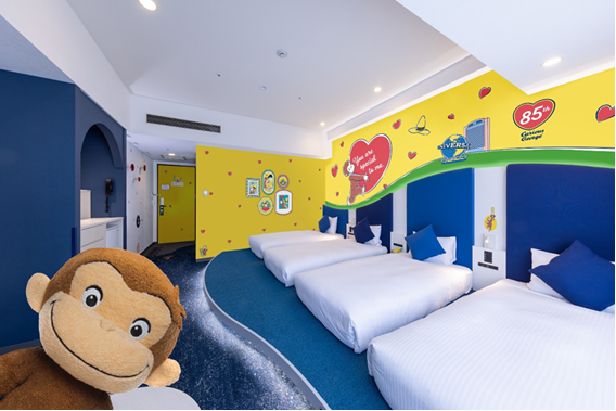 ホテル京阪 ユニバーサル・タワー 祝・原作絵本刊行85周年！ユニバーサル・スタジオ・ジャパン オフィシャルホテルに「おさるのジョージ」アニバーサリー・キャラクタールームが誕生！