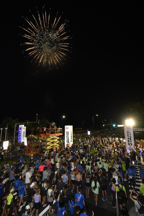 スタートの花火