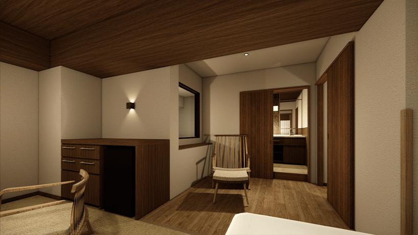 ジュニアスイート：前室