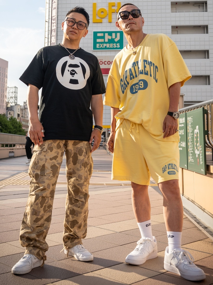 左からLGYankees PROJECT MICHIとLGYankees HIRO