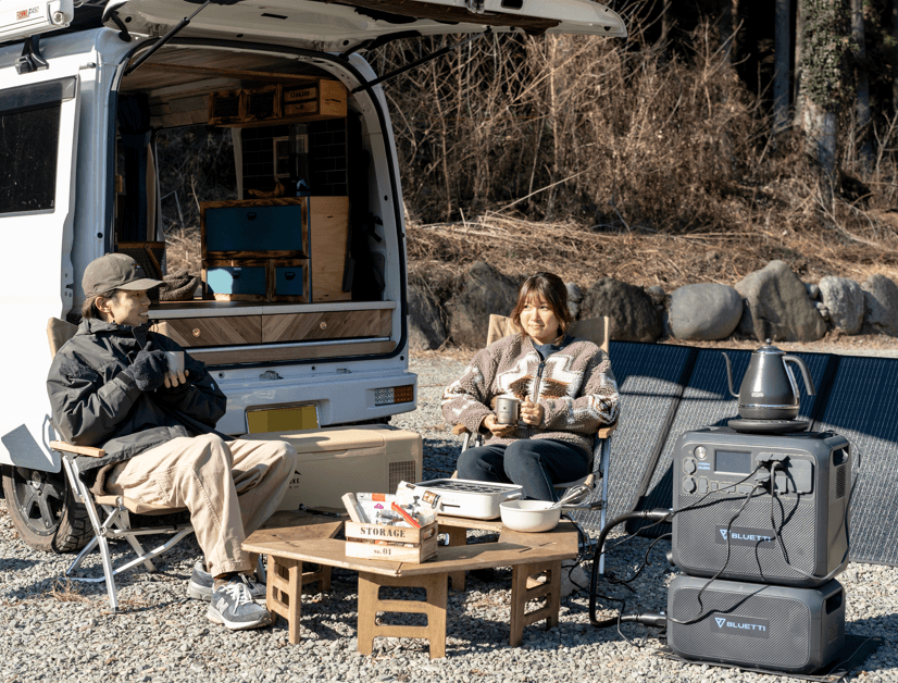 冬のアウトドアで大活躍のポータブル電源