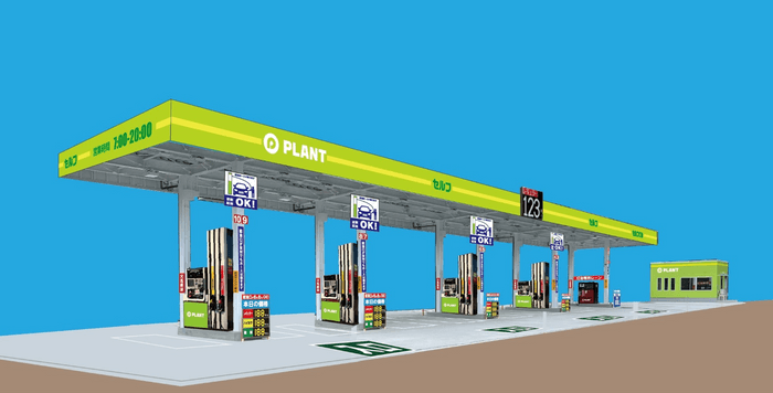 「PLANT GAS 坂井給油所」完成イメージ