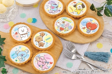 「BT21」のタルトデザートにバニラ風味が登場！ 全国のファミリーマートにて8月16日より数量限定販売