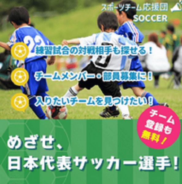 サッカーチーム応援団