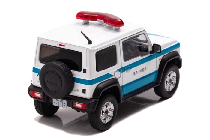 右後:1/43 スズキ ジムニー シエラ (JB74W) 2020 神奈川県警察警備部機動隊多目的災害対策車両
