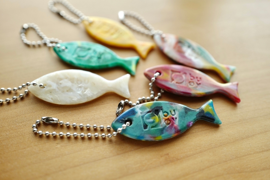 アップサイクルキーホルダー