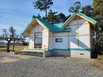 神社横から