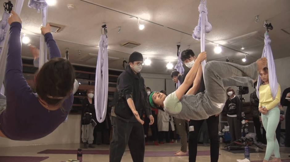 「運動、からの、大豆バー。」篇 メイキング 1