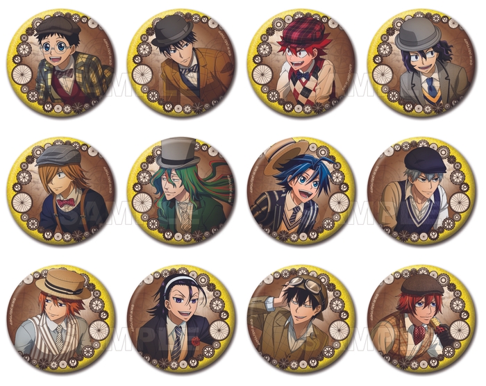 『弱虫ペダル GLORY LINE』ブラインド缶バッジ　レトロモダン・ラン Ver.(1)