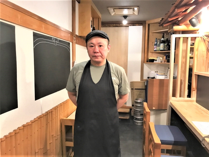 店主の前田さん　